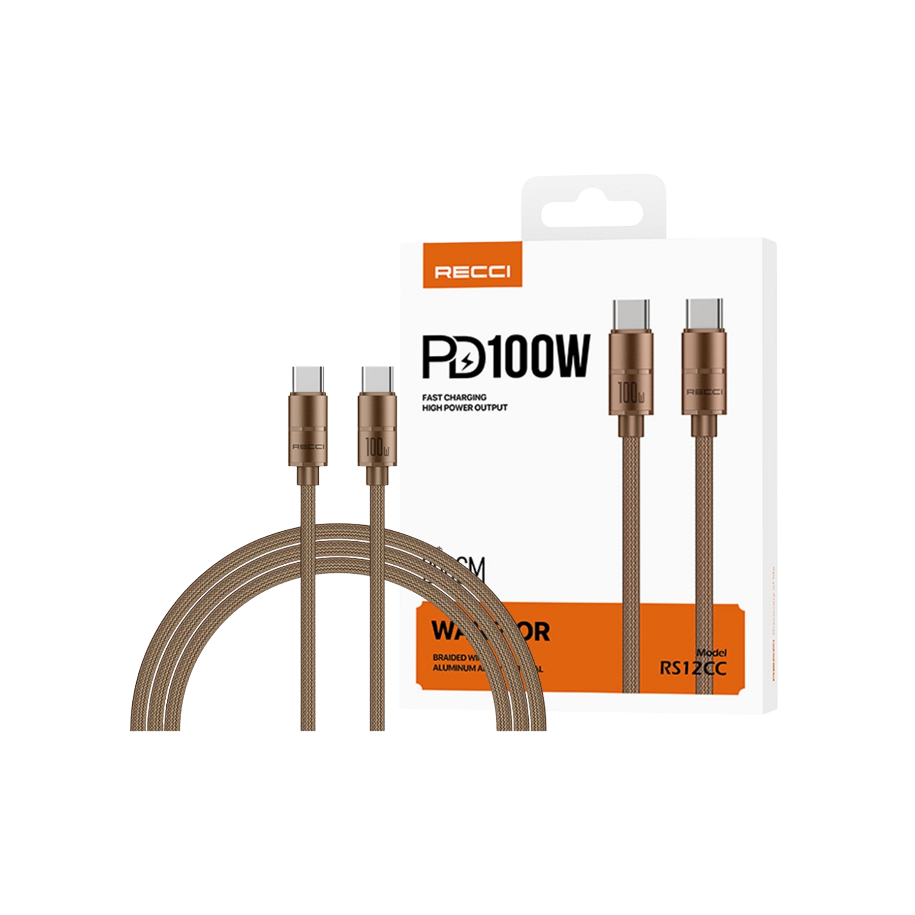 Dây sạc nhanh dài 2M RECCI RS12